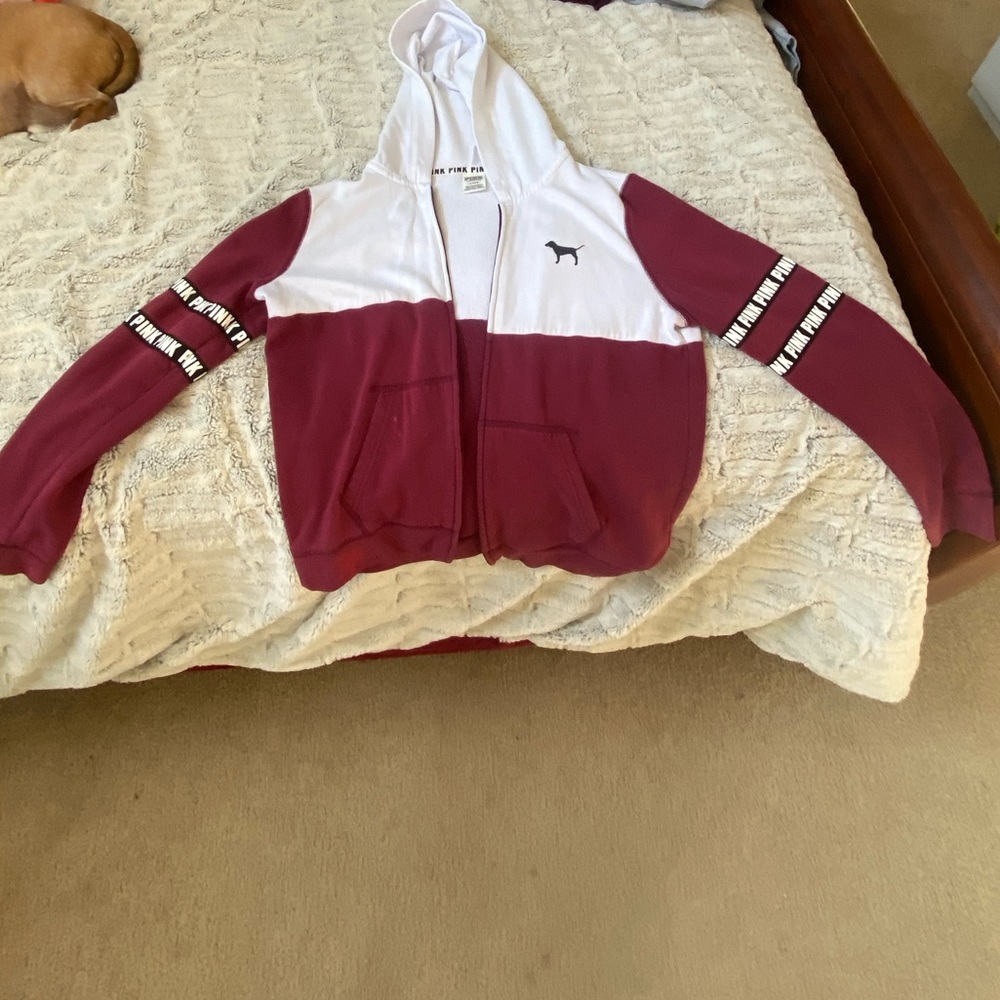 Size Medium PINK Zip Up Jacket